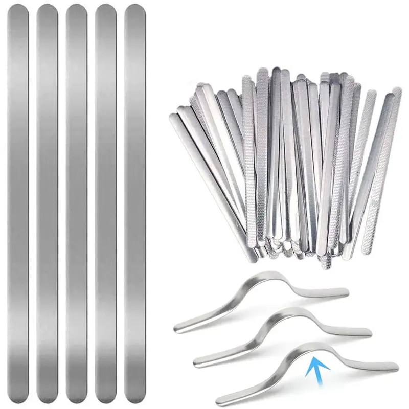 Iron-On Mask Nose Wire - Aluminum 3 1/2" 10pc