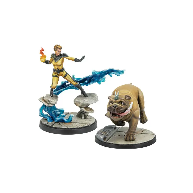 Marvel Crisis Protocol: Crystal & Lockjaw Character Pack