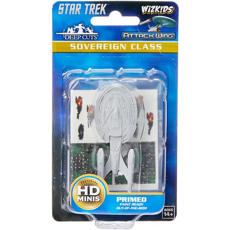 Star Trek Attack Wing - Sovereign Class - Deep Cuts Unpainted Miniatures