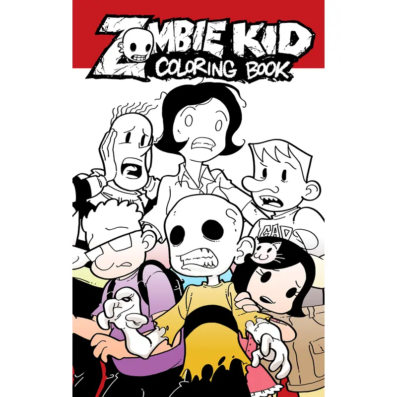 ZOMBIE KID DIARIES COLORING BOOK (ONE SHOT)
