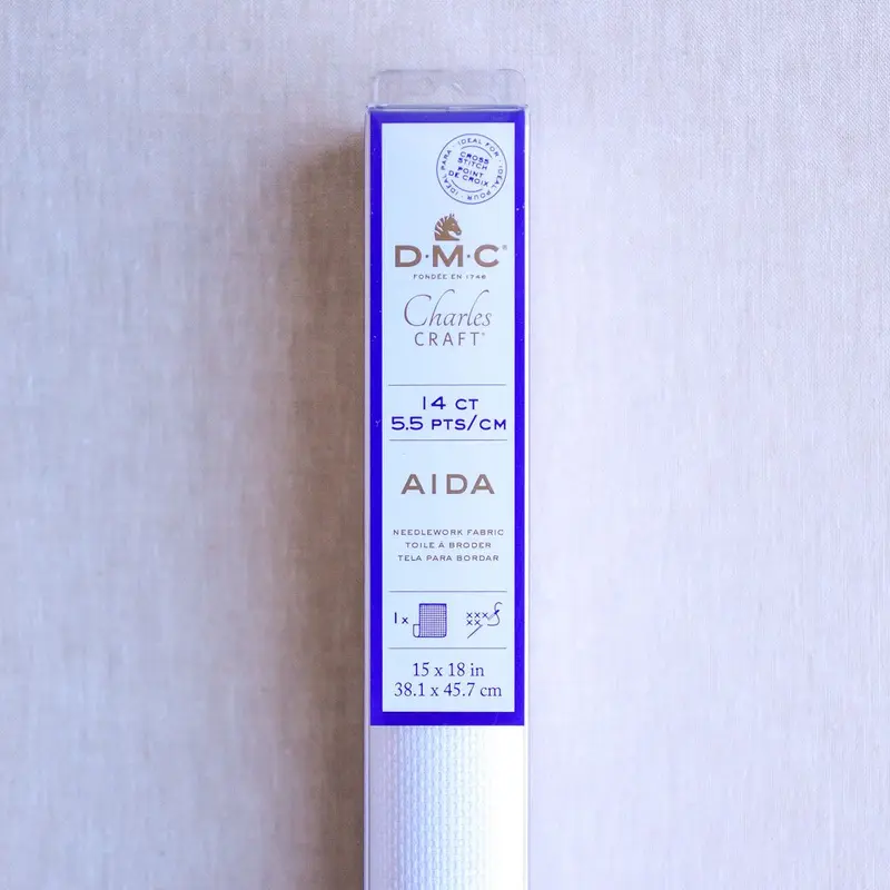 DMC CHARLES CRAFT Cotton Aida 14ct - Antique White