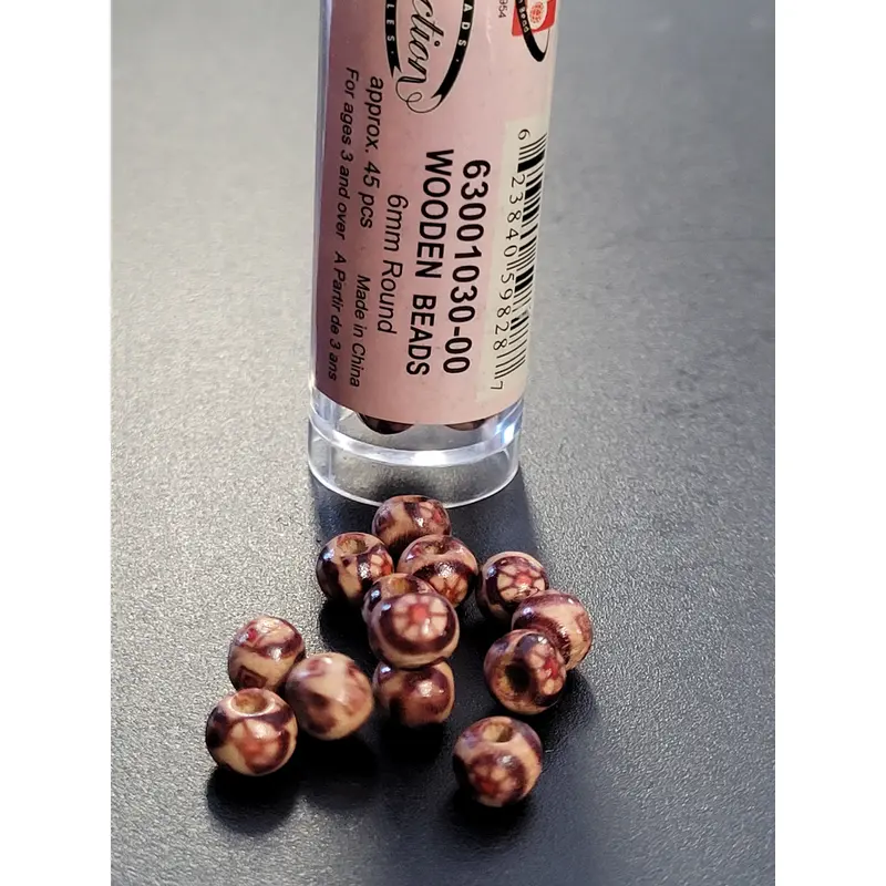 Wooden Beads 6mm Round