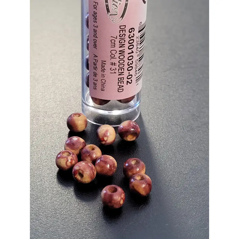 Wooden Beads 7cm Col. #31