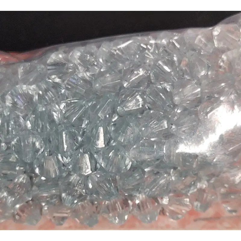 Acrylic Diamond Light Blue 6x6mm