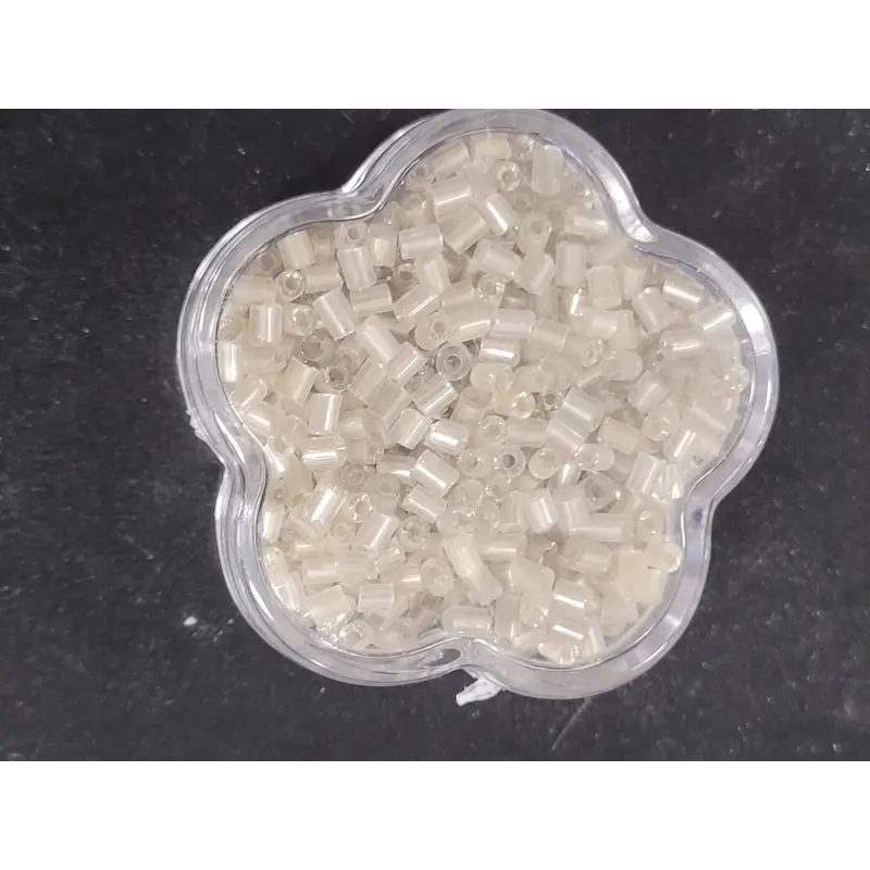 Flower Silver Lined White