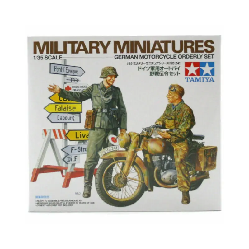 Tamiya 35241 German Motorcycle Orderly Set
