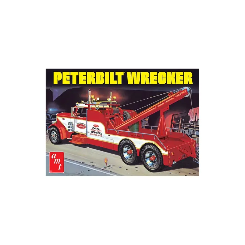 AMT PETERBILT 359 WRECKER 1:25 SCALE MODEL KIT