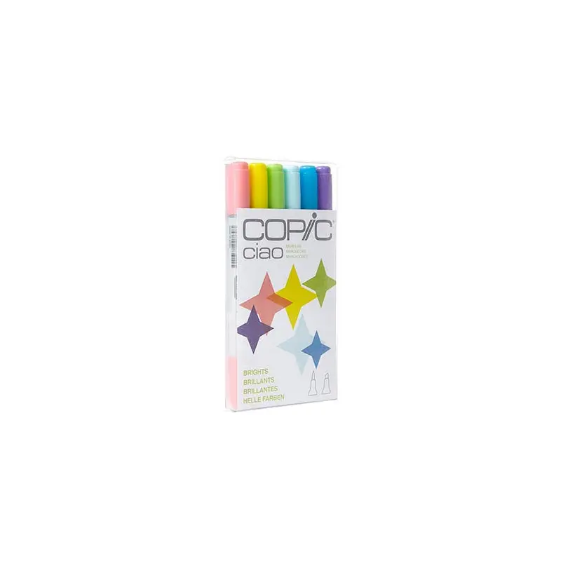 Copic-Set of 6 Copic Marker - Brights