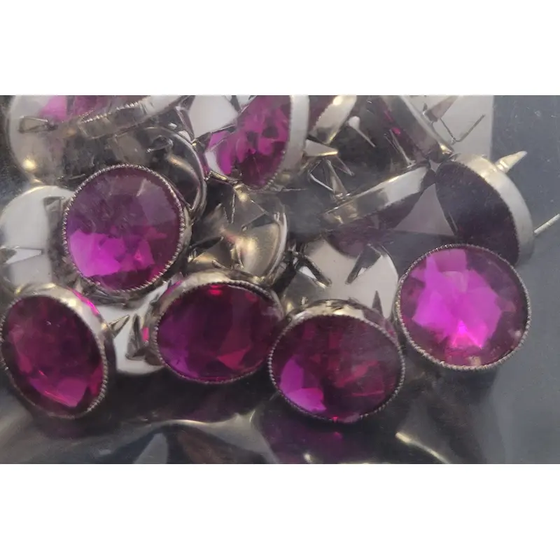 ACRYLIC NAIL HEAD 10mm Fushia