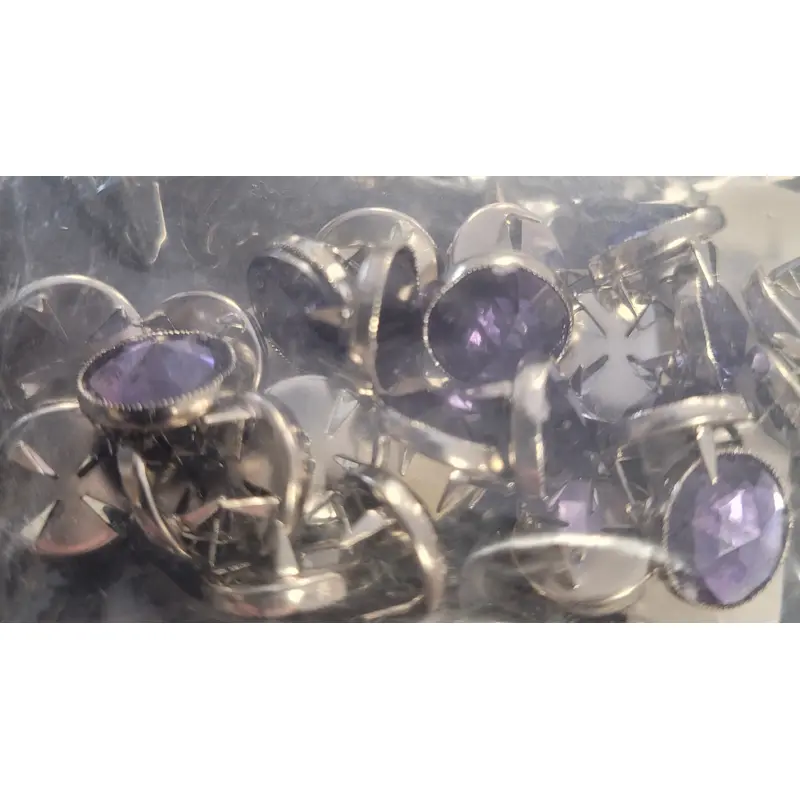ACRYLIC NAIL HEAD 10mm Light PURPLE