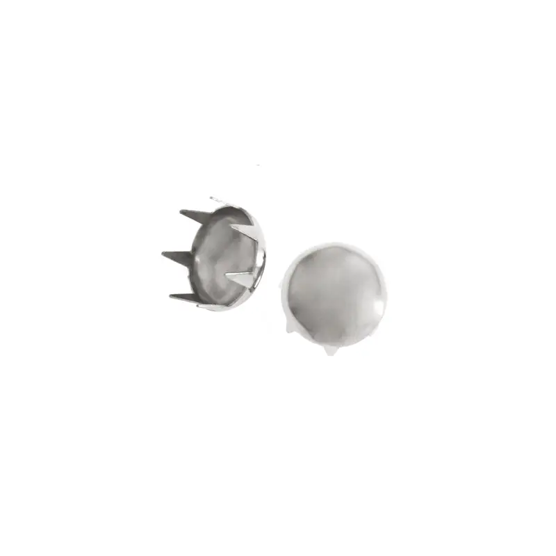 GARMENT STUDS DOME NICKEL 13MM