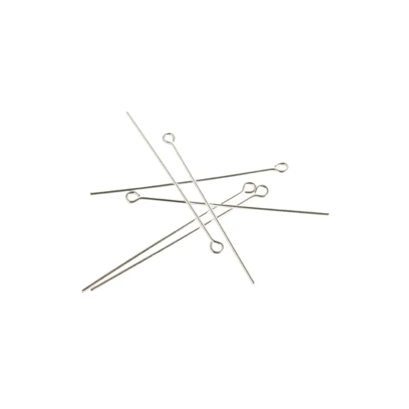 2" Eye Pin Silver 10-pc