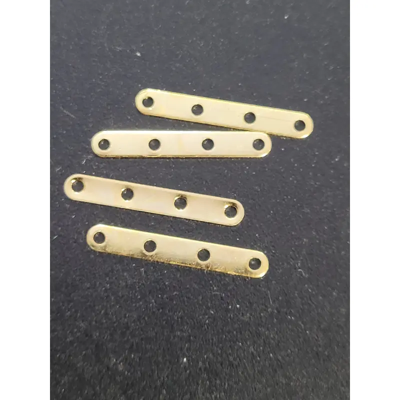 CUOPLING BAR 4 HOLE 20MM GOLD