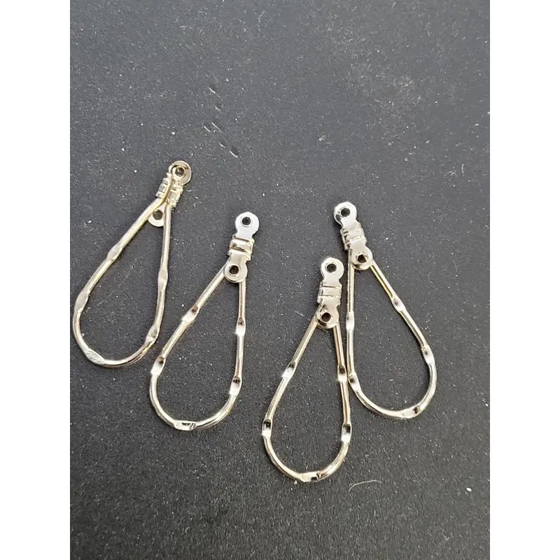 EARLOOPS OVAL 0.5' NICKLE 4/BG