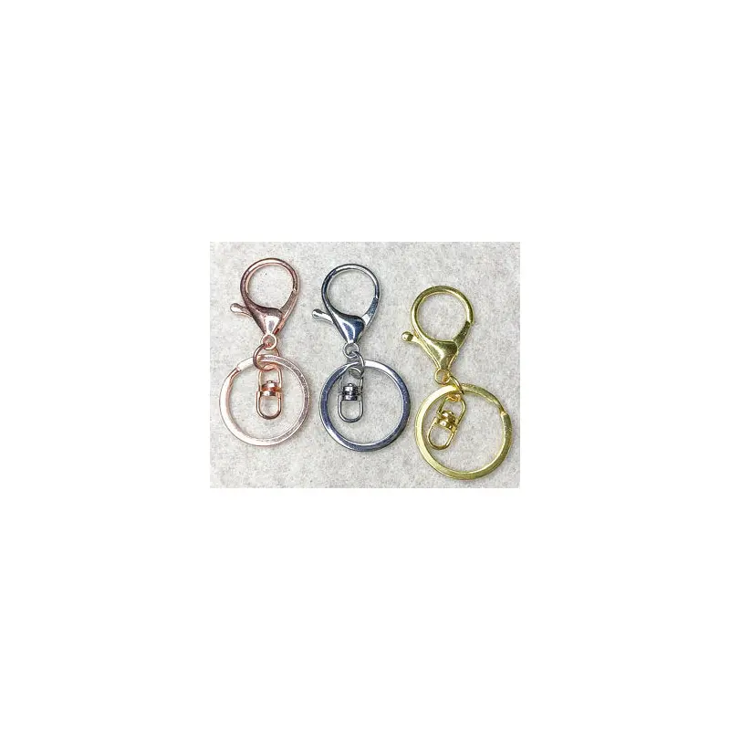 Key Ring Clips w/ Swivel Ring