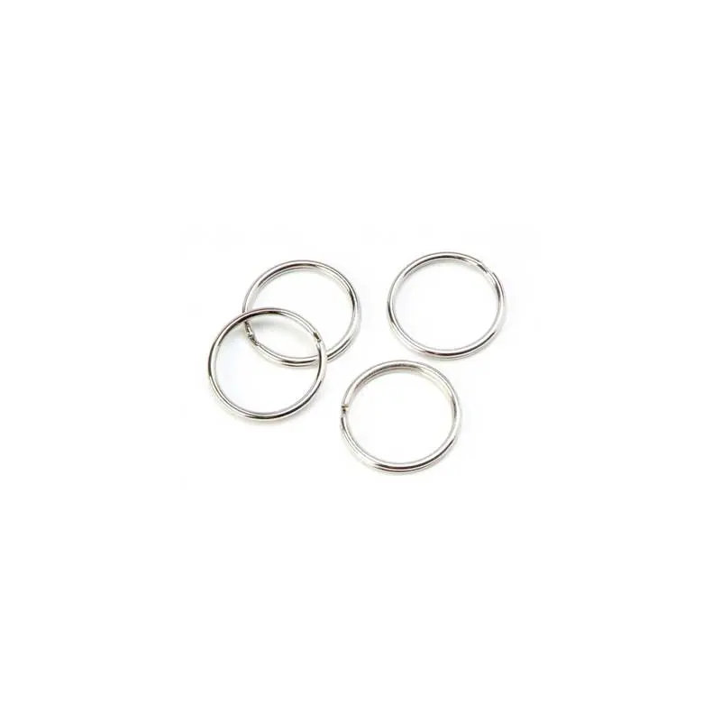 Split Rings 22mm Silver 5pc