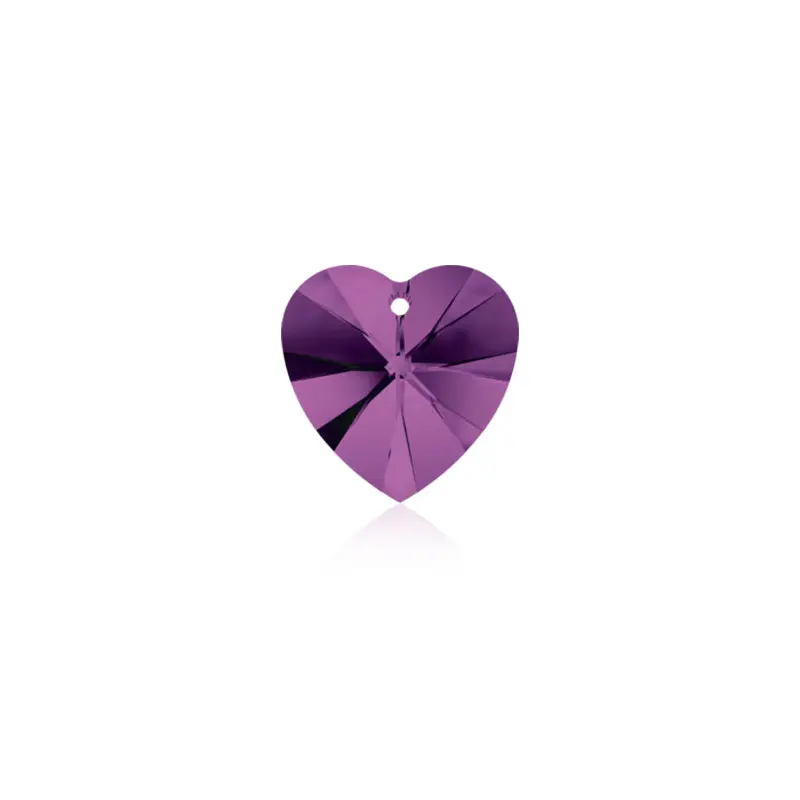 Swarovski Pendant 6228 Heart 10.3x10mm Amethyst
