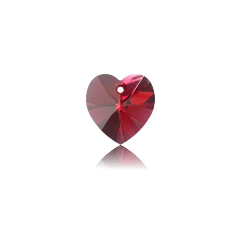 Swarovski Pendant 6228 Heart 10.3x10mm Garnet