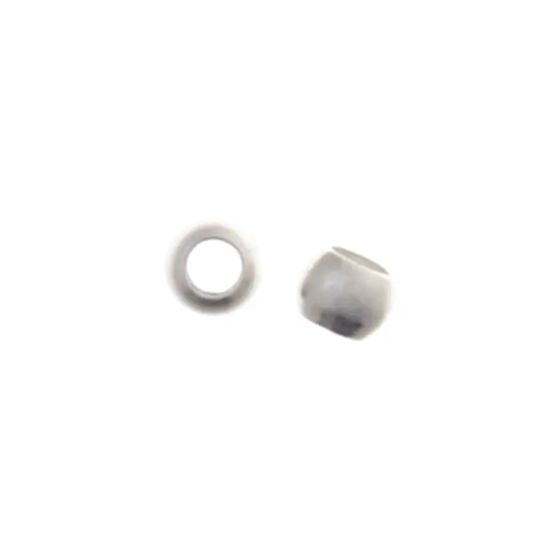 Beadalon Crimp Beads 2.0mm Plated Silver