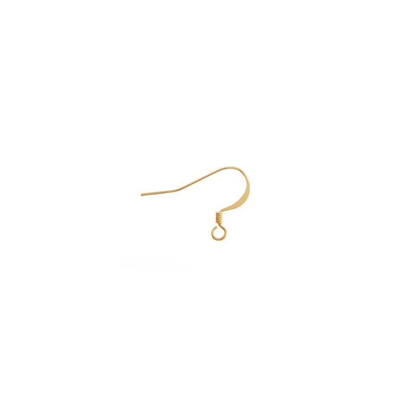 Fish Hook Earwire Slender  Gold LF/NF