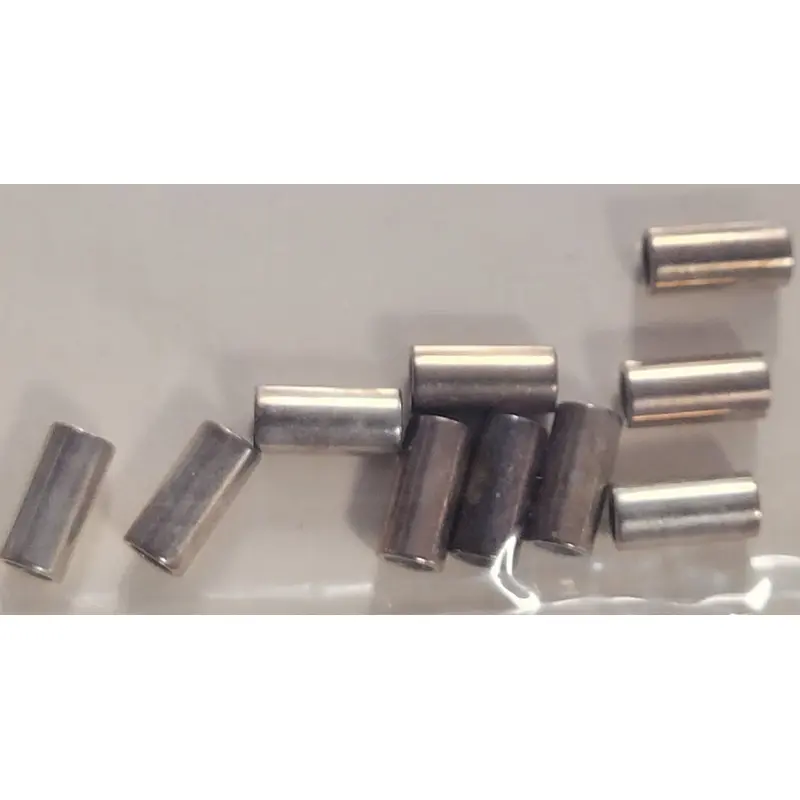 METAL BEAD 3.5x7x2.5mm TUBE ANTIQUE SILVER L/F N/F