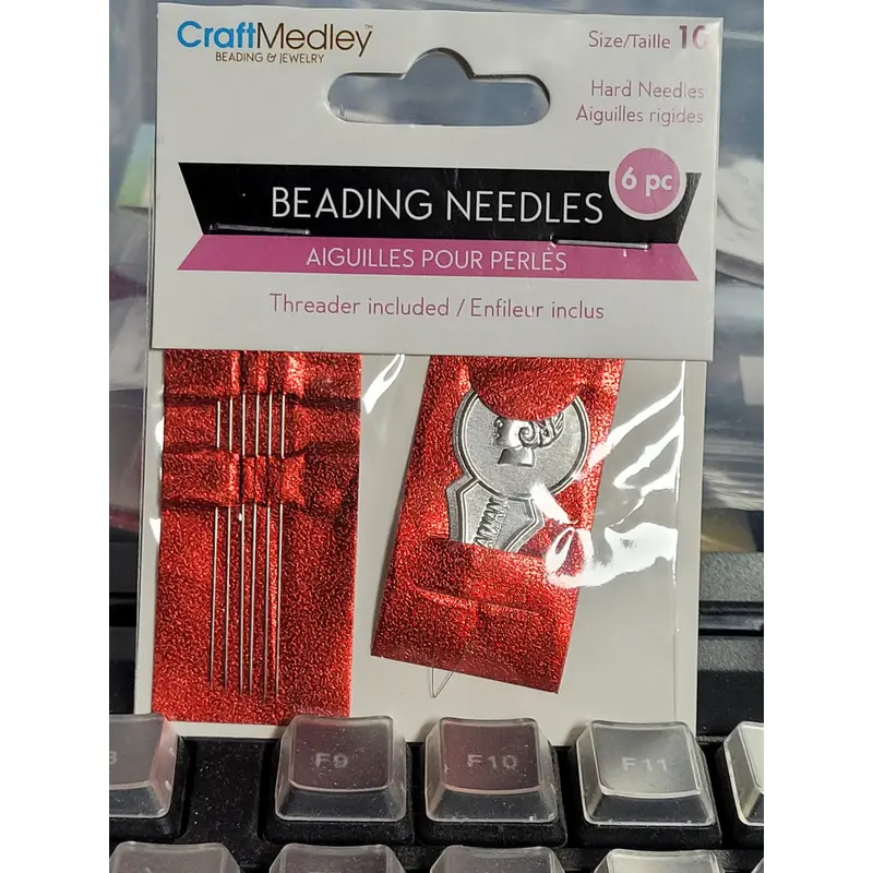 Beading Needles - 6pc Package - Size 10