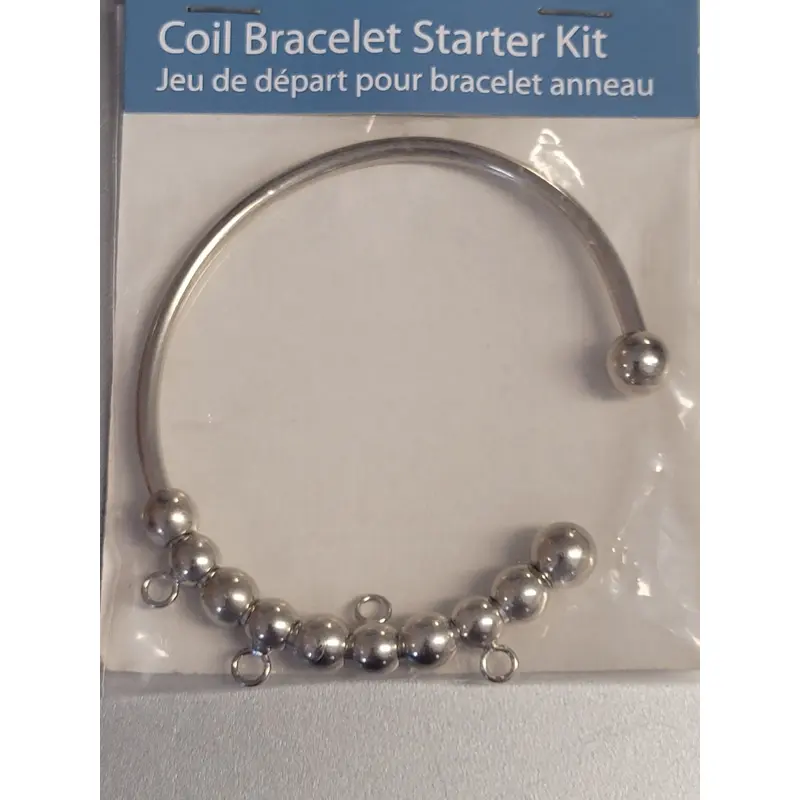 Silver COIL BRACELET STARTER KIT