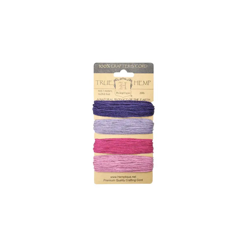 Hemp Cord Set - Berry Bar 20lb - 120'