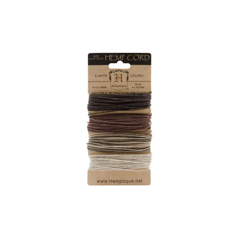 Hemp Cord Set - Earthy 20lb - 120'