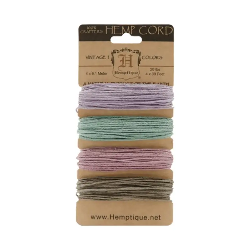 Hemp Cord Set - Vintage 20lb - 120'