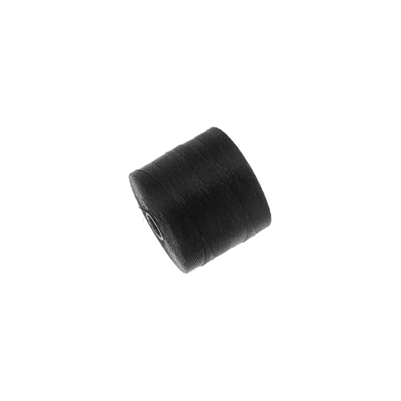 Super-Lon (S-Lon) Micro Macrame Twisted Nylon Cord - Black / 287 Yard Spool