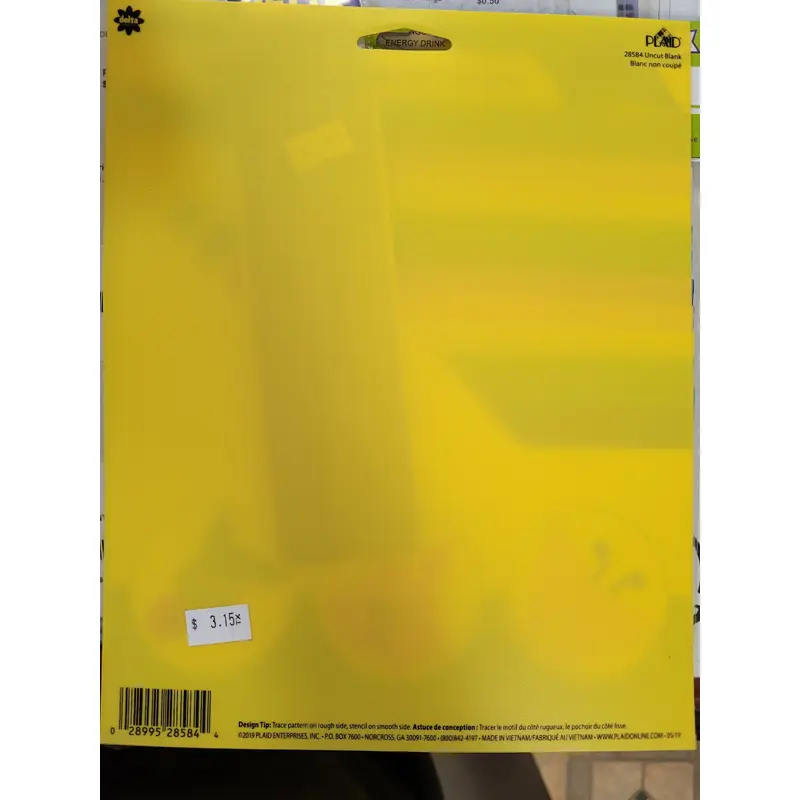 Delta Creative Stencil Blank - 8" X 10"