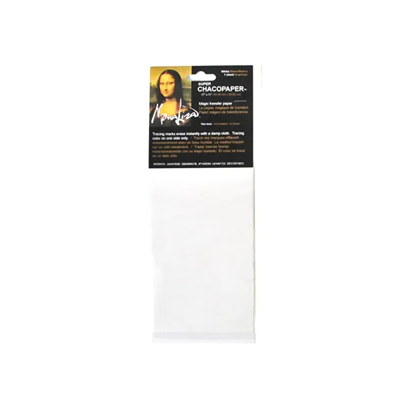 Speedball Mona Lisa 17-Inch-by- 11 Inch Chacopaper, White