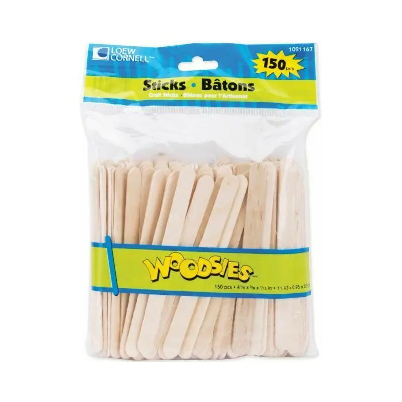 Woodsies Craft Sticks 150pc