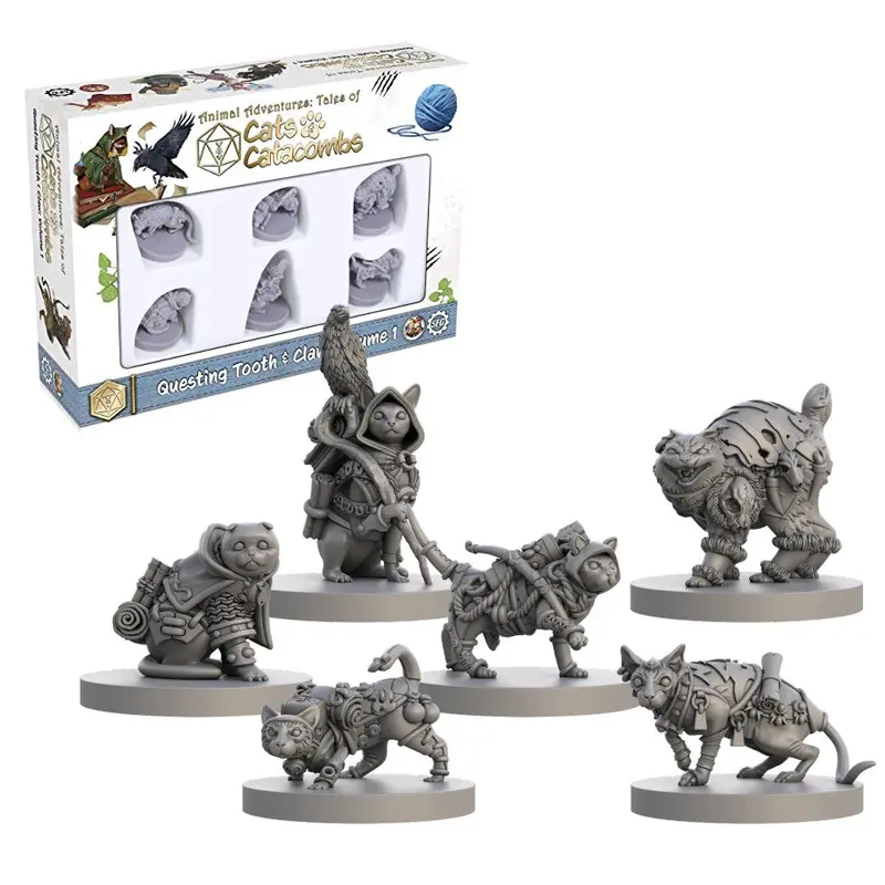 Animal Adventures: Cats & Catacombs: Questing Tooth & Claw Volume 1