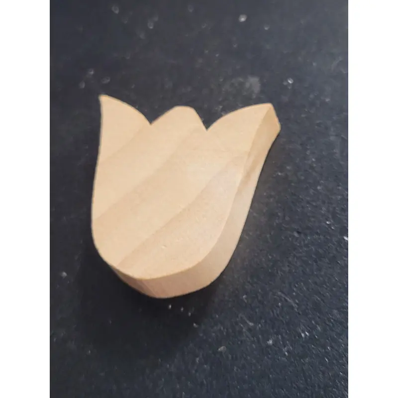 Chunkies 3/16"thick  Tulip Flower head