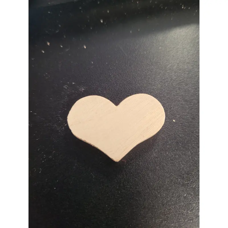 Country Heart 1" wide x 3/16" tall