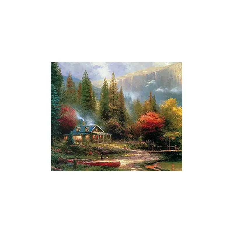 Ceaco Thomas Kinkade Inspirations Collection The End of A Perfect Day III Puzzle - 300Piece