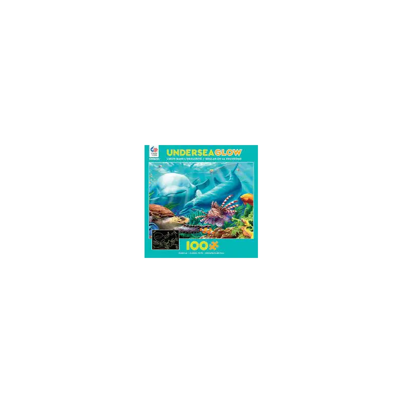 Ceaco UNDERSEA GLOW -SEAVILIANS - 100 PIECE PUZZLE