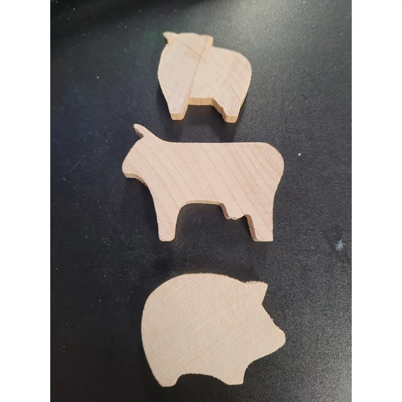 Chunkies 1/4"thick  Farm Animals