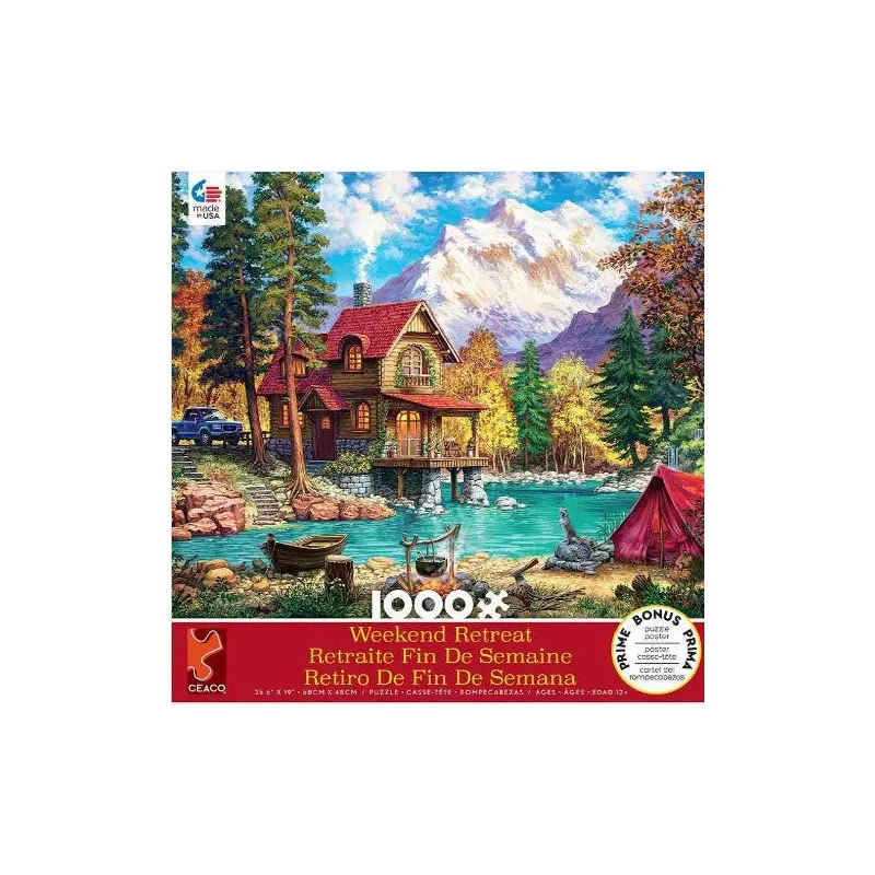 Ceaco House in Forest Weekend Retreat Jigsaw Puzzle - 1000pc