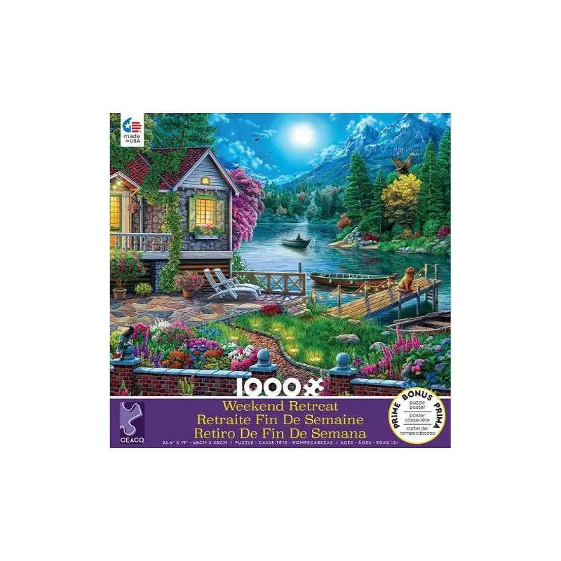 Ceaco Lakehouse Weekend Retreat Jigsaw Puzzle - 1000pc