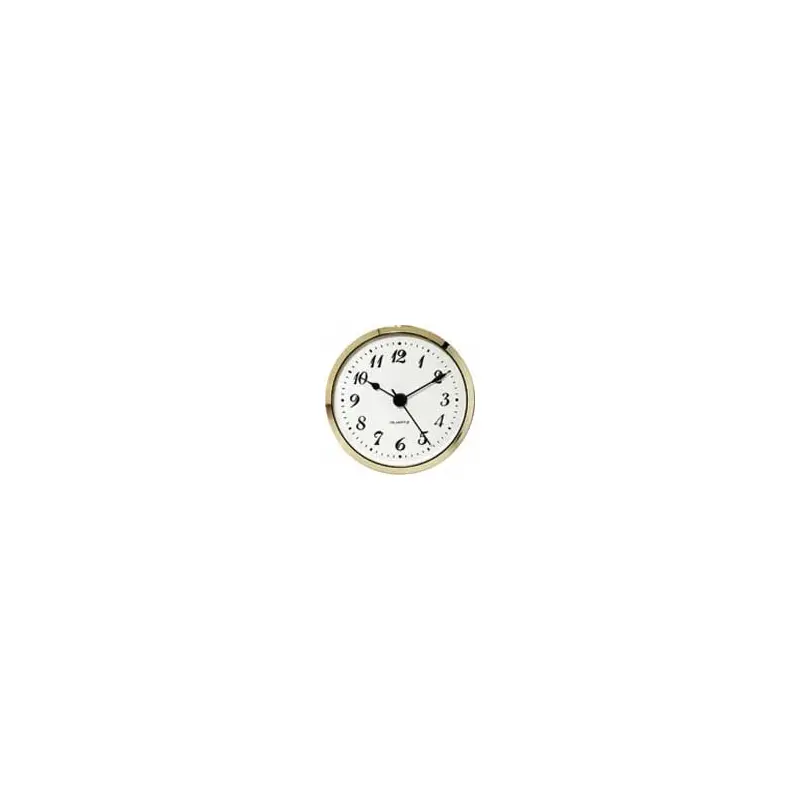 Clock Fit-Up - 3 1/2" - White/Arabic