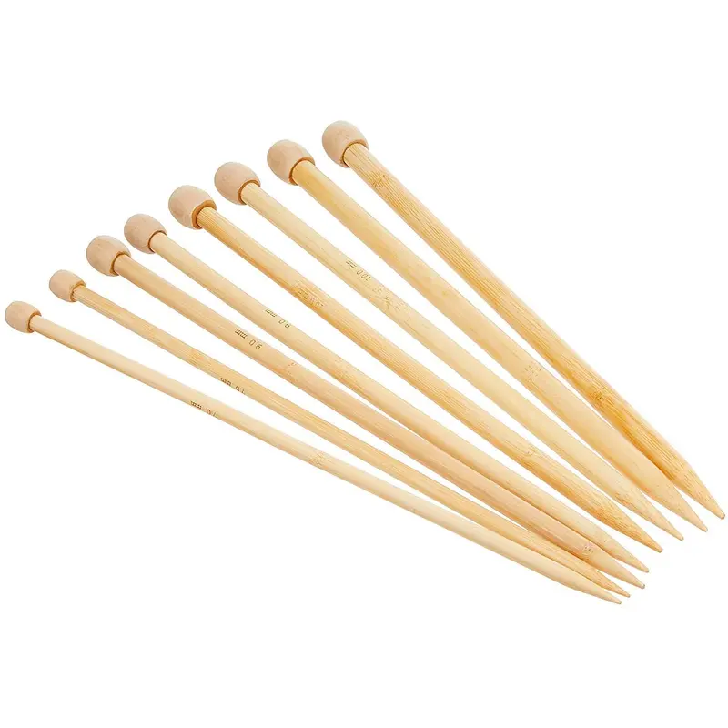 Darice Bamboo Knitting Needles 7, 9, 10, 12 (1171-75)