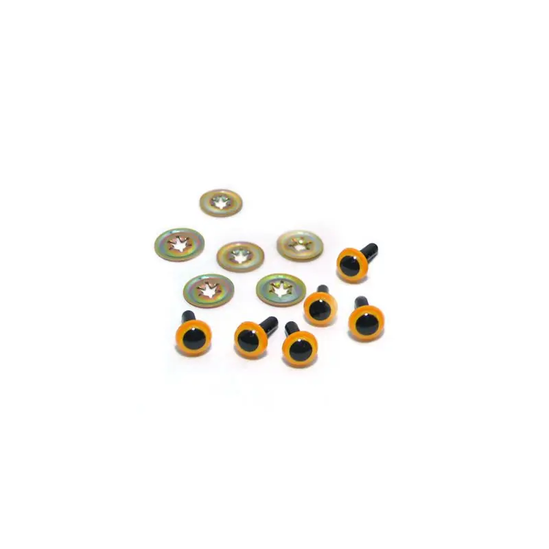 Animal Eyes - 9mm Yellow 4 Pair