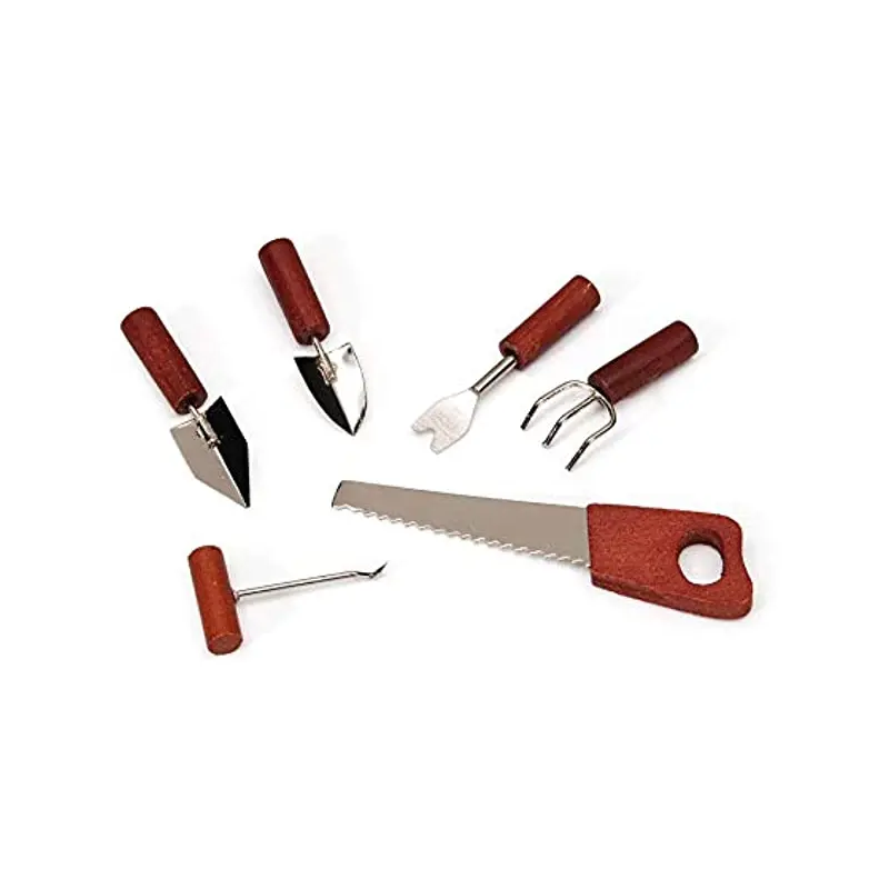 Darice 365824 Timeless Miniatures-Hand Tools 6-Pkg