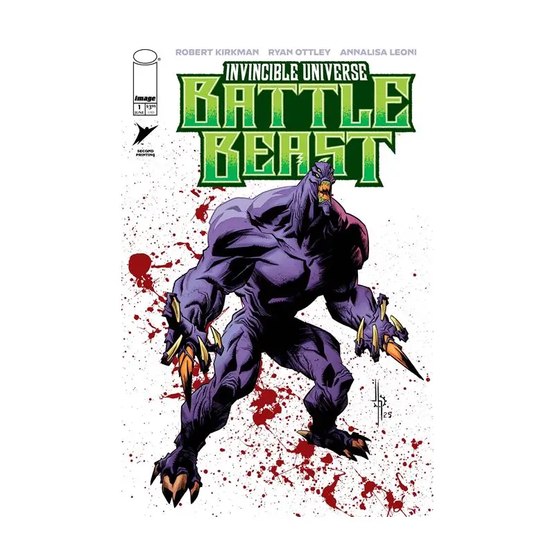INVINCIBLE UNIVERSE BATTLE BEAST #1 2ND PTG CVR B JASON HOWARD VAR