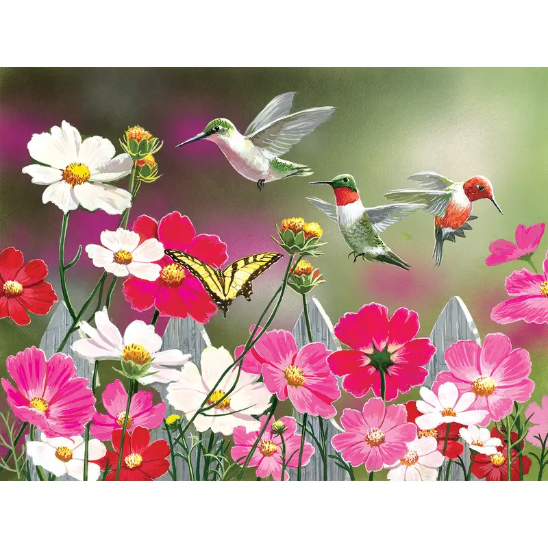 Cosmos and Hummingbirds 500