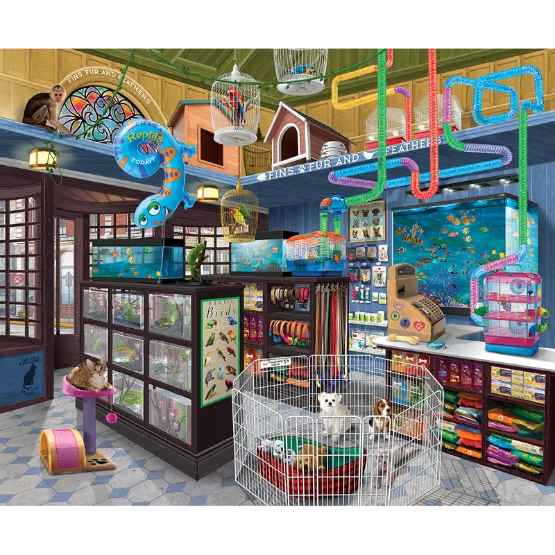 Fins, Fur and Feathers 1000