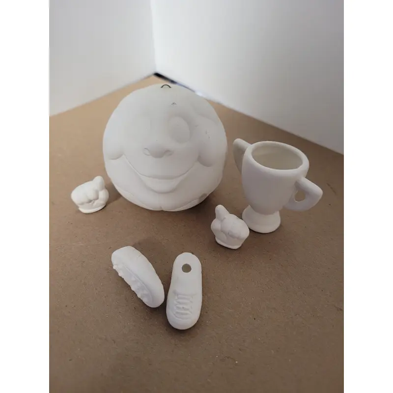 Ceramic Soccer Ball Ornament